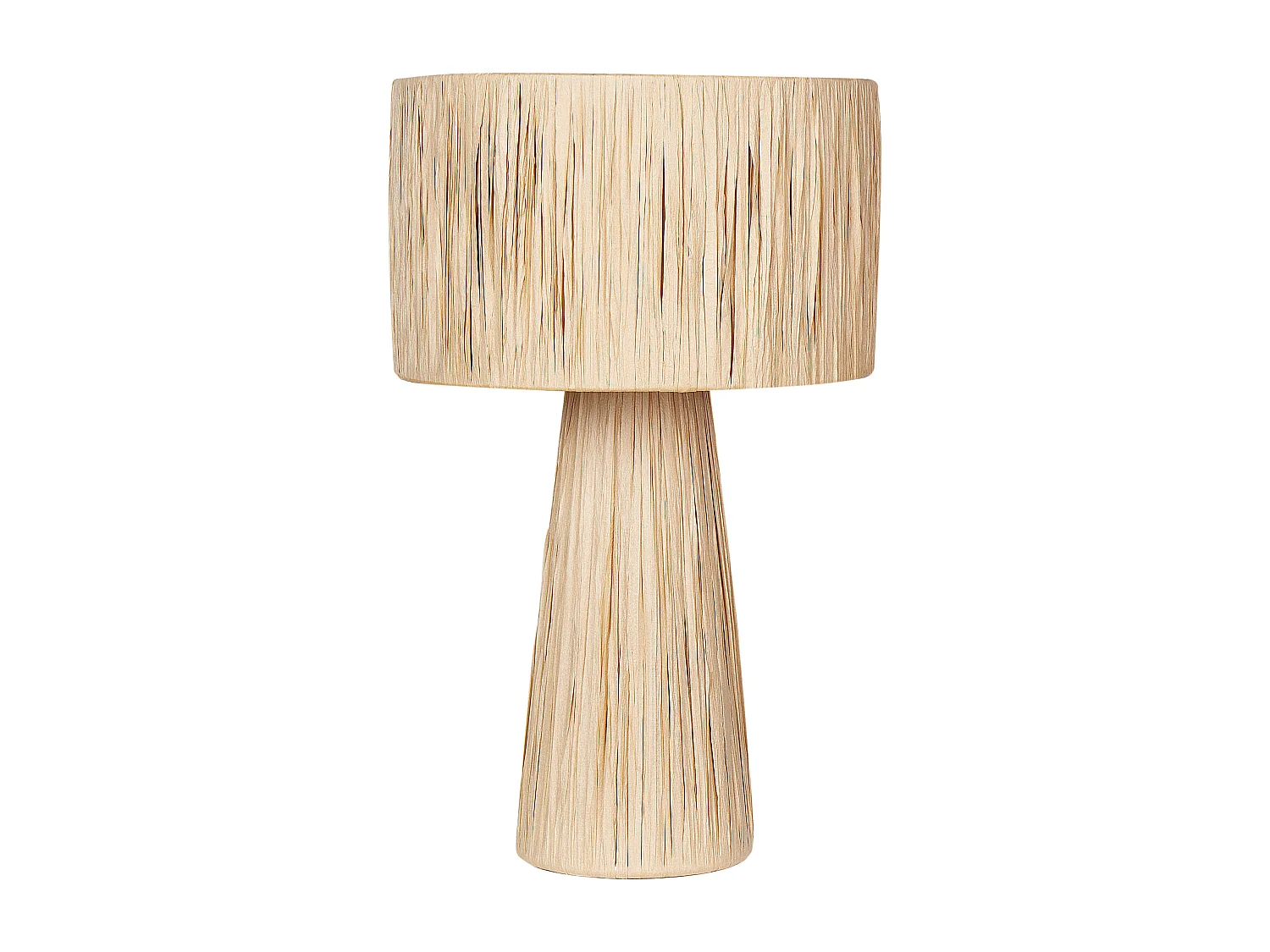 Lampada da tavolo WELMEL Vimini Naturale