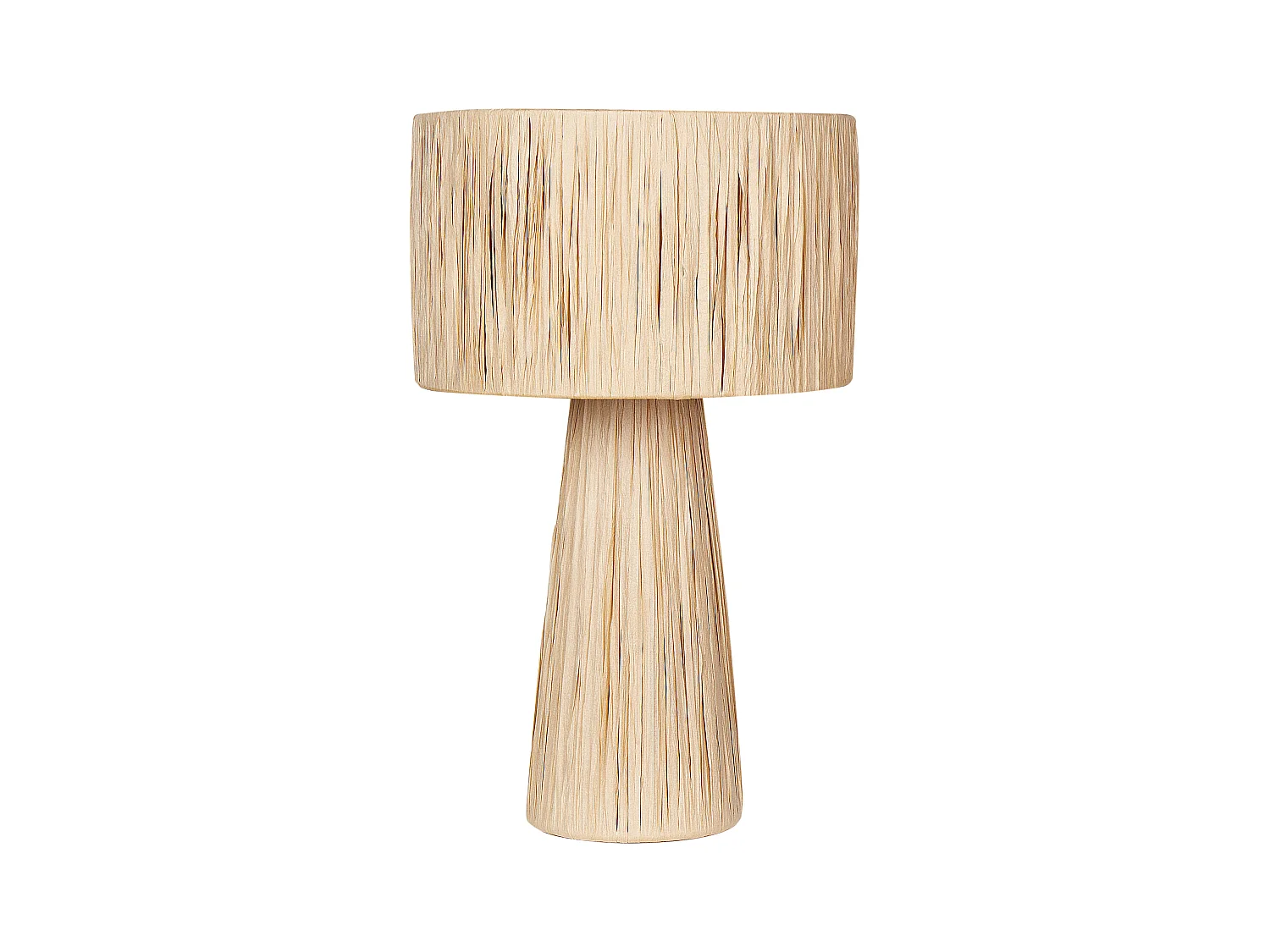 Lampe à poser WELMEL Osier Naturel