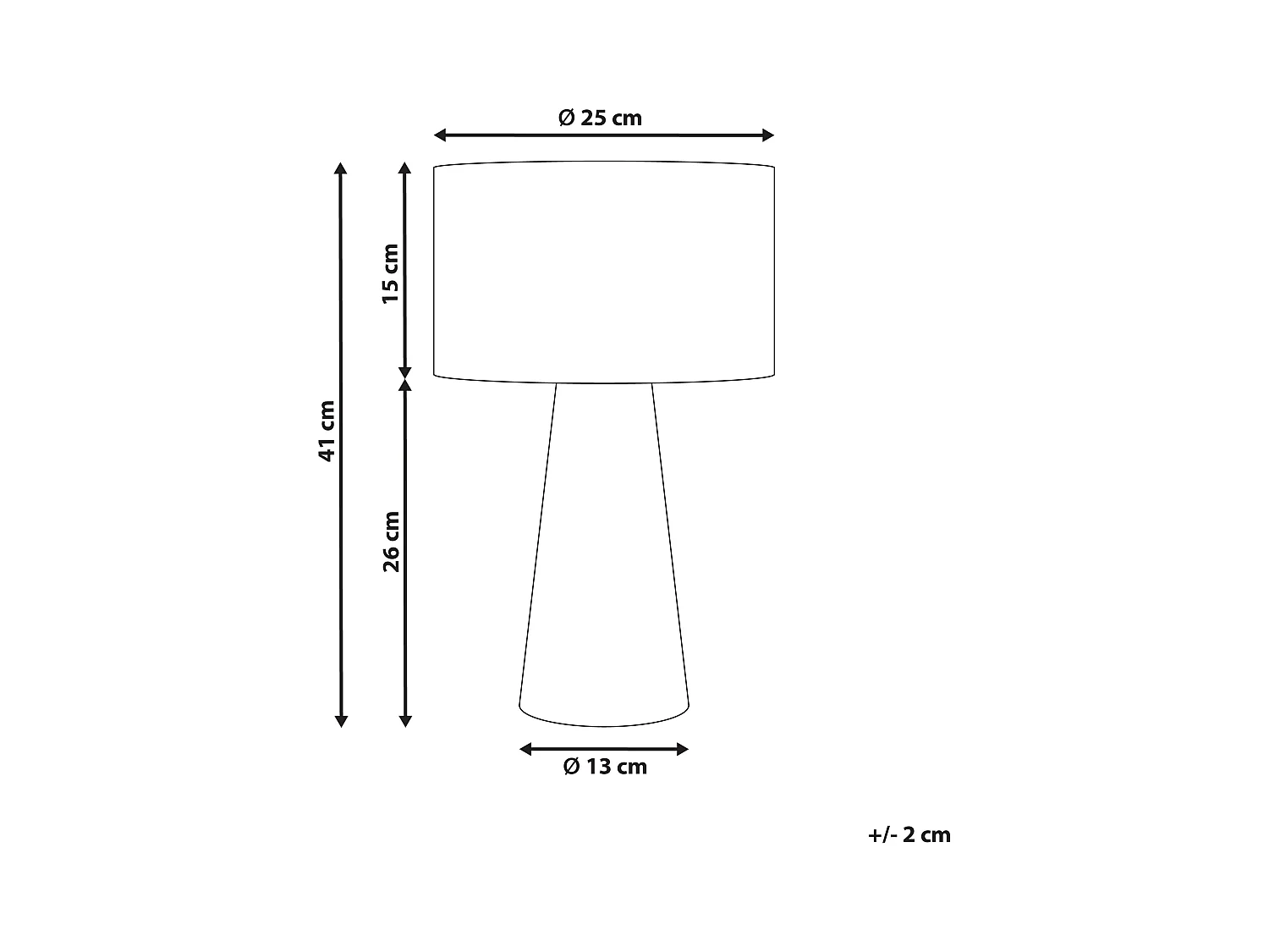 Lámpara de mesa WELMEL Mimbre Natural