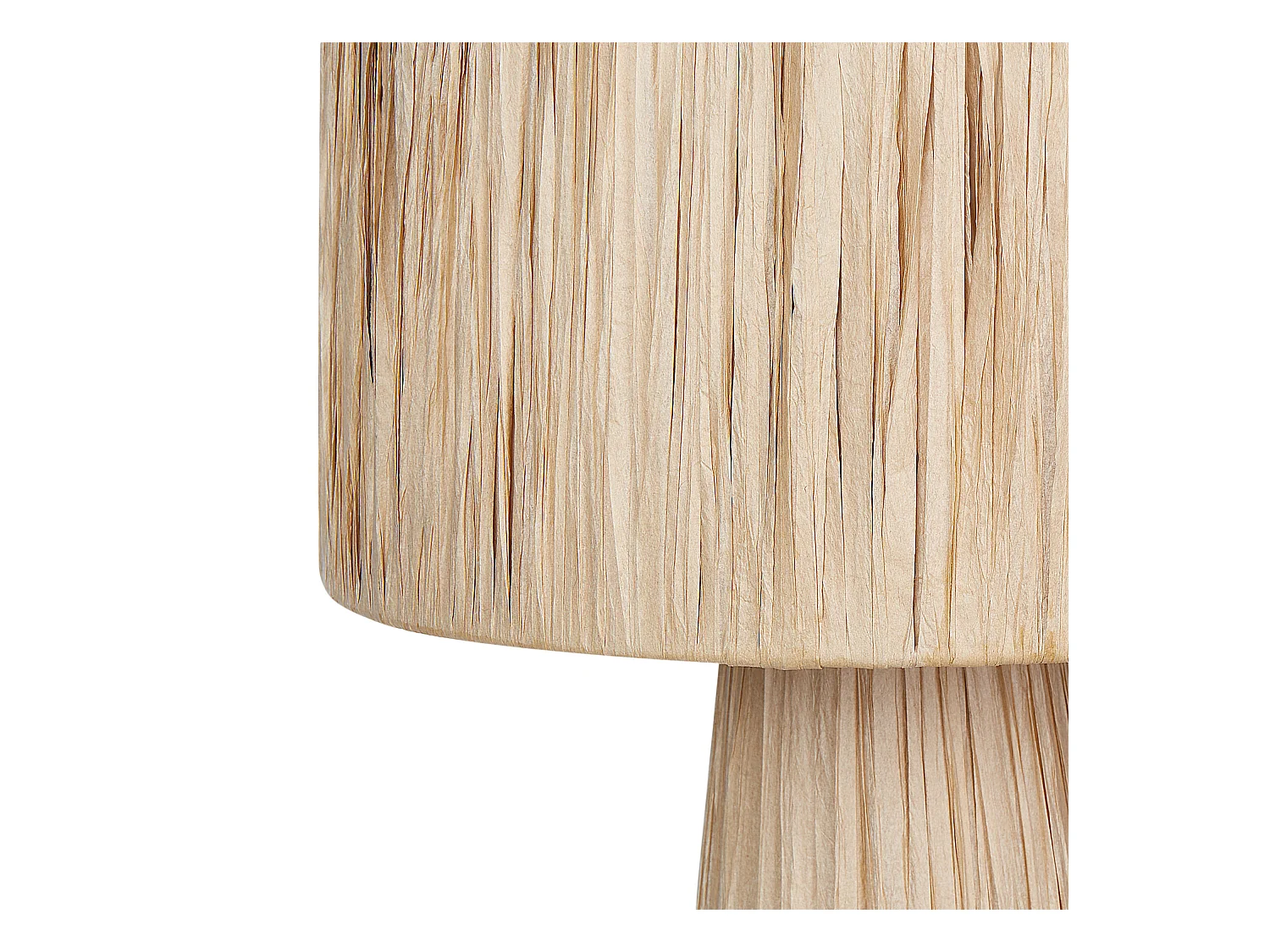 Lámpara de mesa WELMEL Mimbre Natural