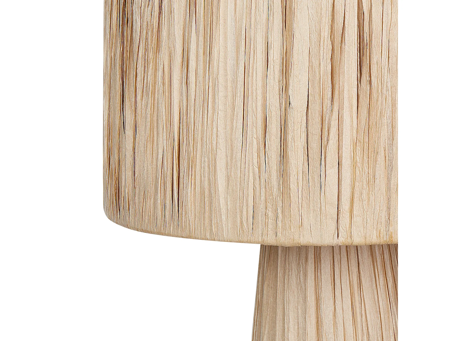 Lámpara de mesa WELMEL Mimbre Natural