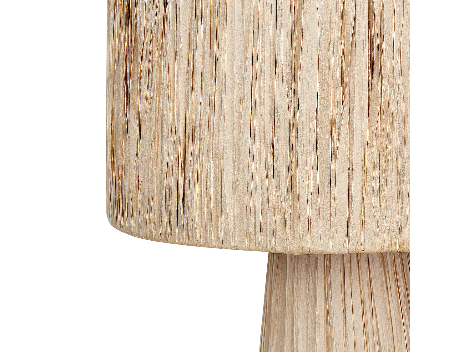 Lampada da tavolo WELMEL Vimini Naturale