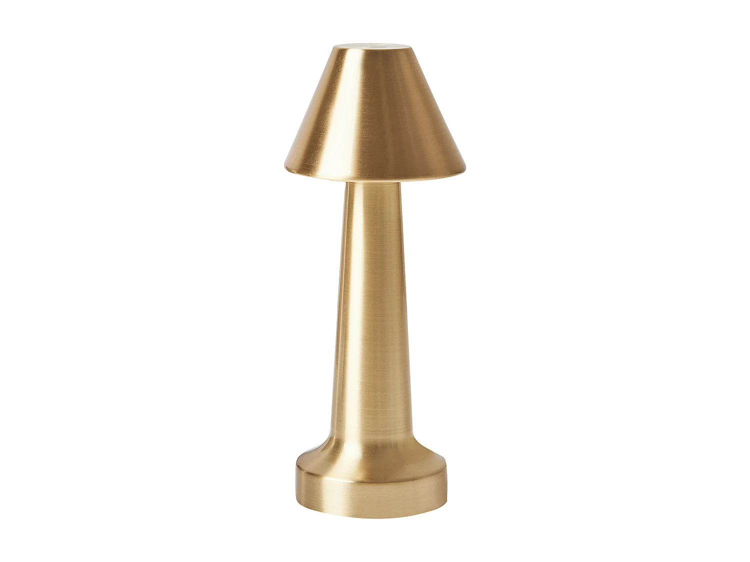 Tischlampen 2er Set Metall gold wiederaufladbar kabellos Touch Funktion Joanes