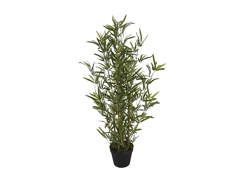 WELL HOME - Plante Bambou Artificielle en pot H.90cm
