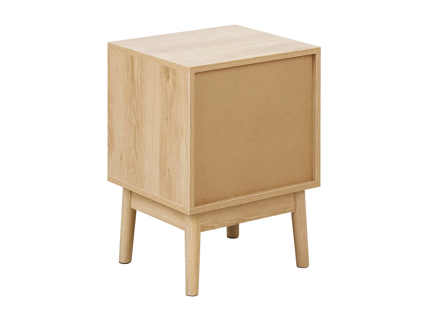 Nachtkastje met 1 lade LYNWOOD Lichtbruin