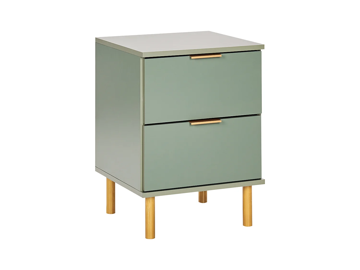 Comodino 2 cassetti WALPOLE Verde
