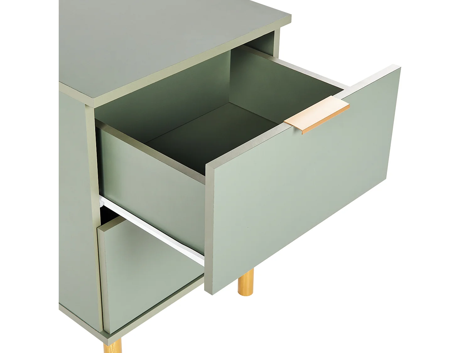 Comodino 2 cassetti WALPOLE Verde