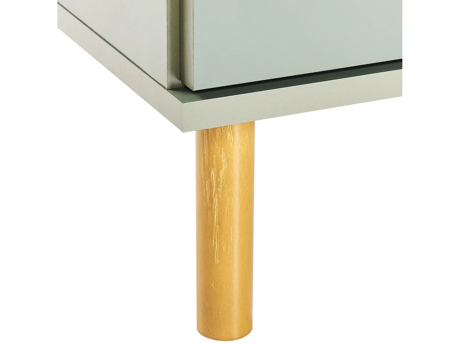Mesa de cabeceira com 2 gavetas WALPOLE Verde