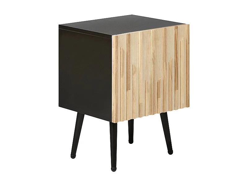 Table de chevet DALCROSS Marron/noir
