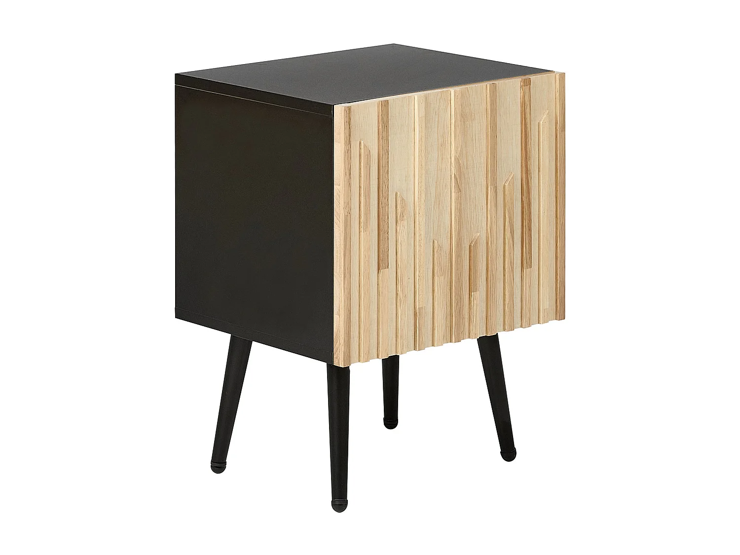 Table de chevet DALCROSS Marron/noir