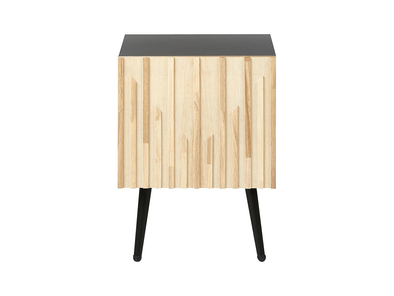 Table de chevet DALCROSS Marron/noir