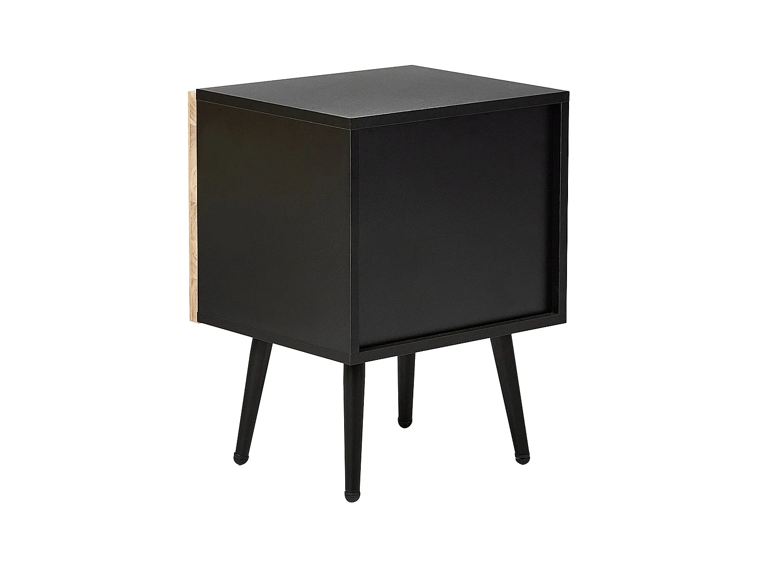 Table de chevet DALCROSS Marron/noir