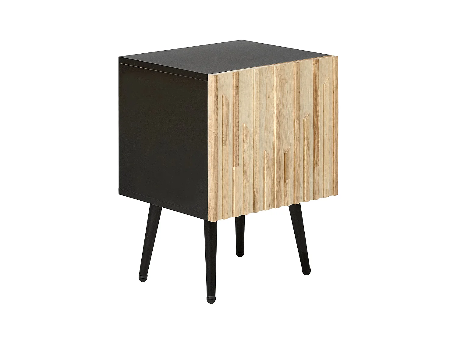Table de chevet DALCROSS Marron/noir