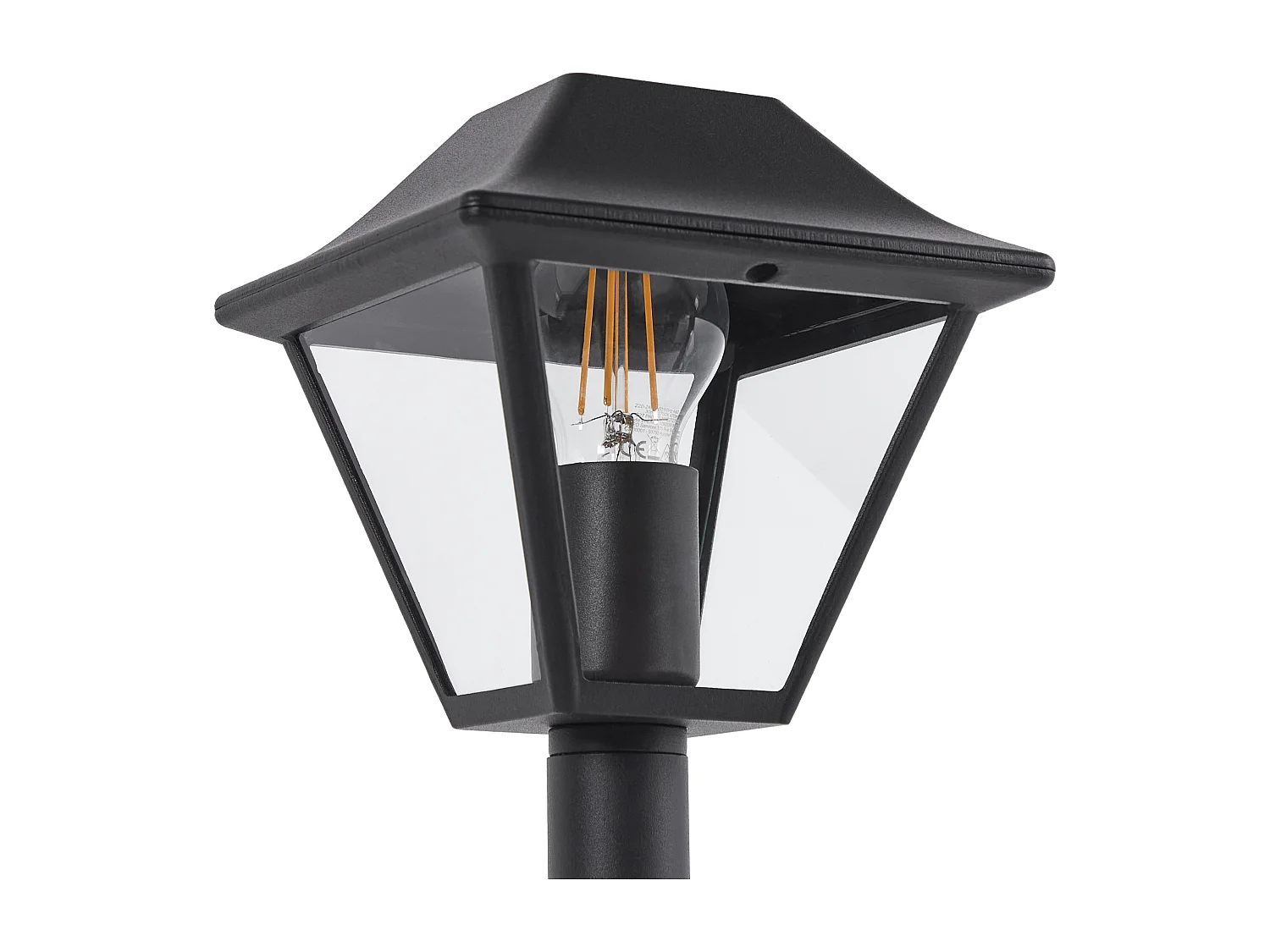 Lámpara de bolardo para exterior GOSABA Negro