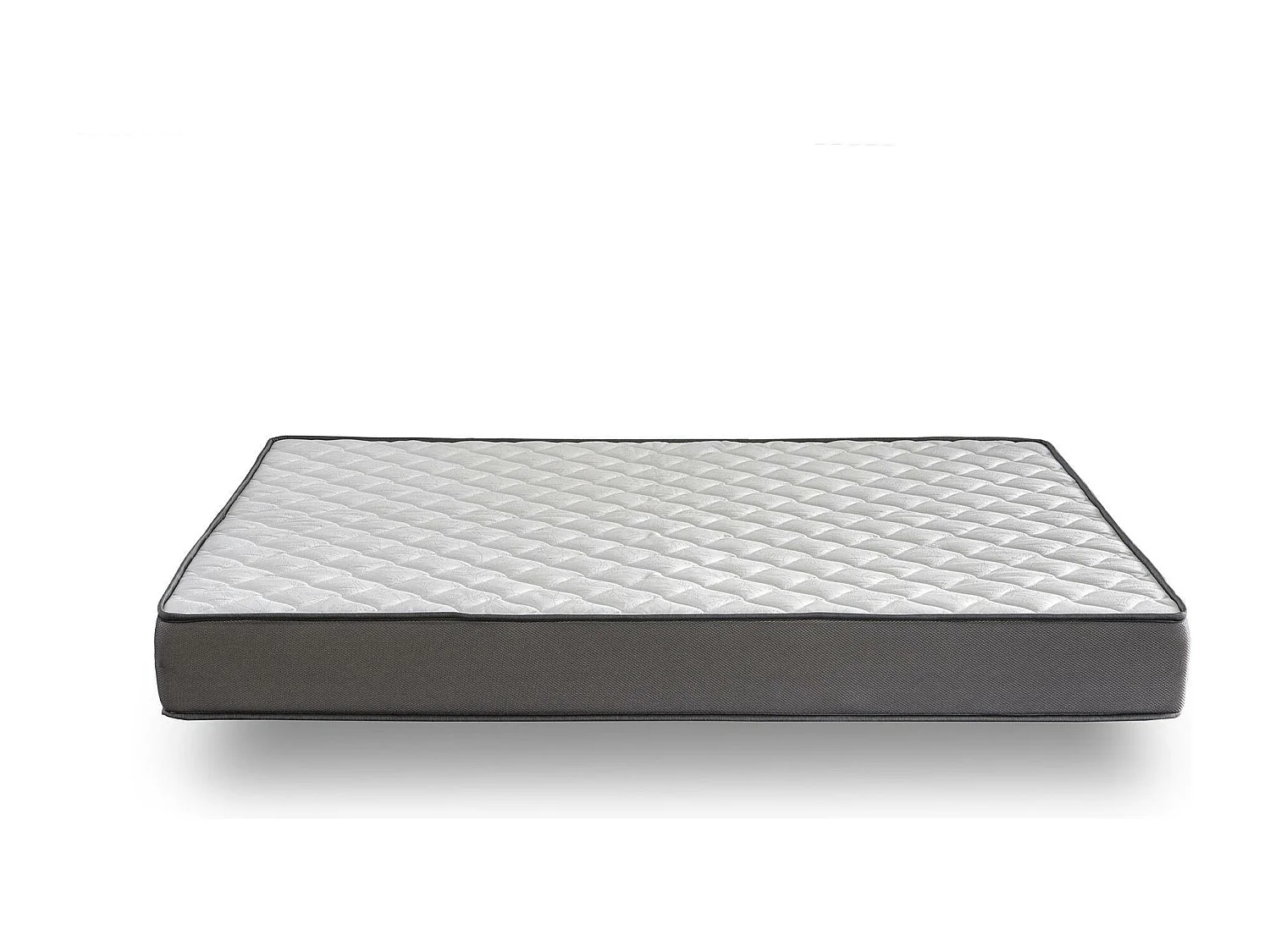 Bosco - Lit enfant et matelas en bois beige 195x98x148cm