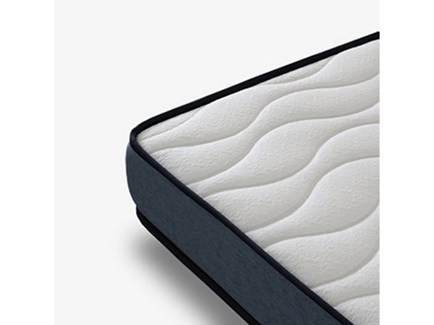 Bosco - Lit enfant et matelas en bois beige 195x98x148cm