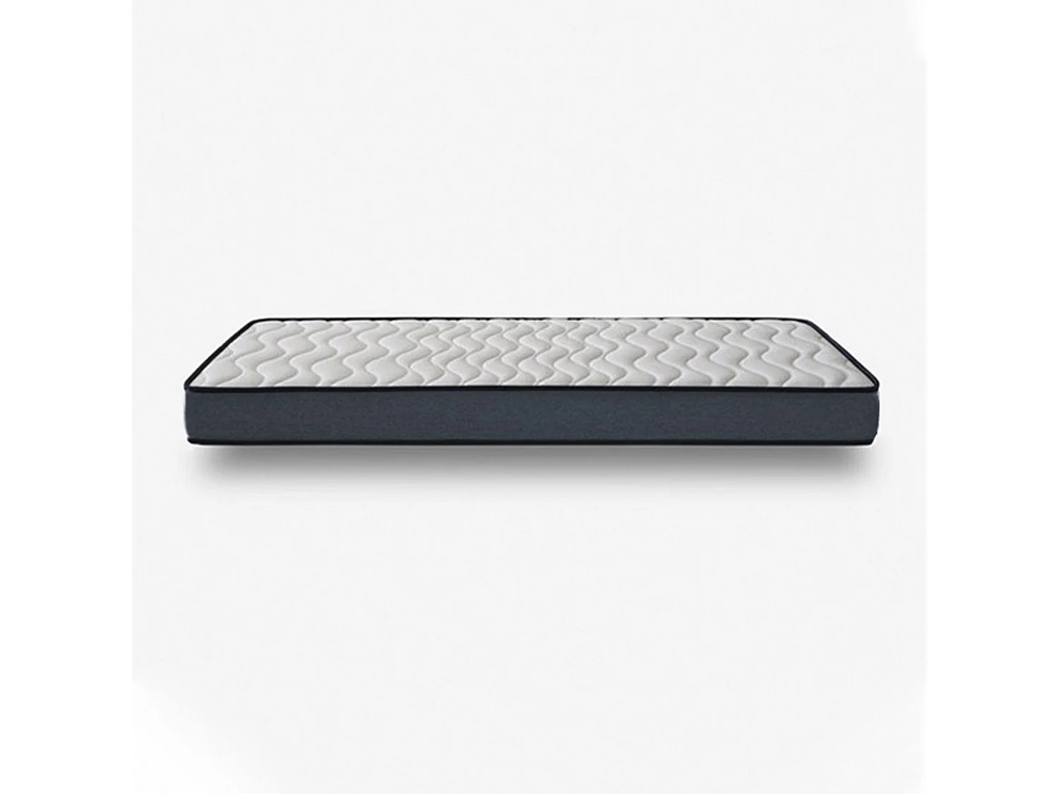 Bosco - Lit enfant et matelas en bois beige 195x98x148cm