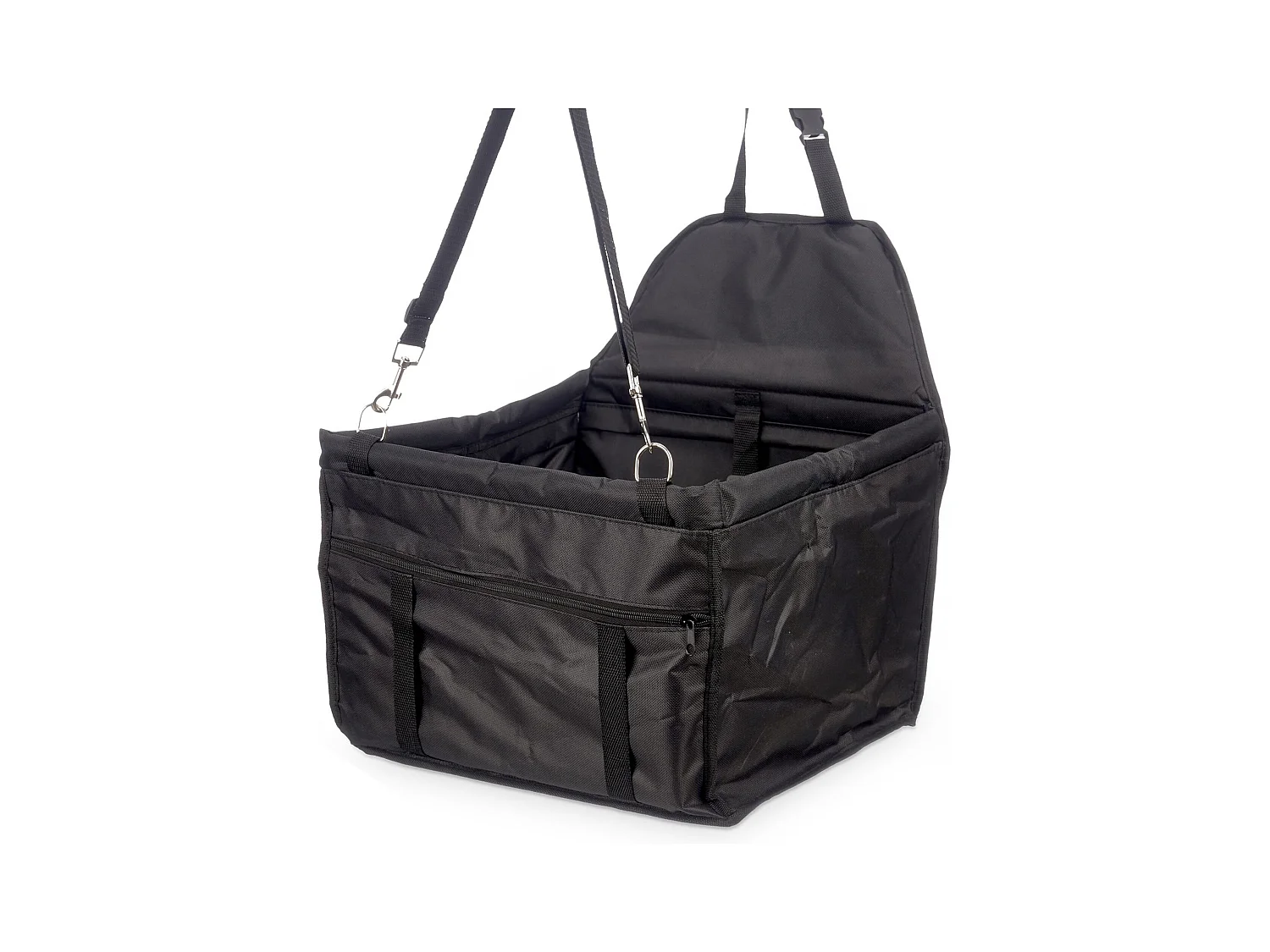 Panier de transport pour animaux en plastique noir 40x30x40cm