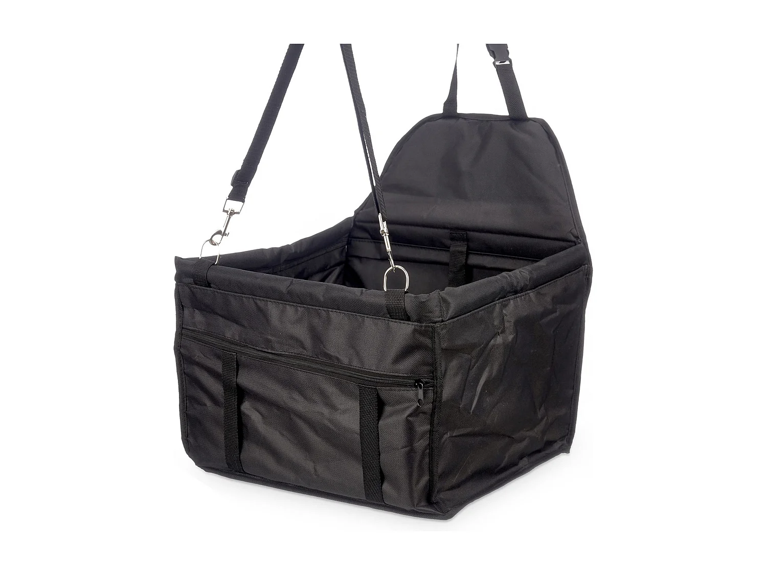 Panier de transport pour animaux en plastique noir 40x30x40cm