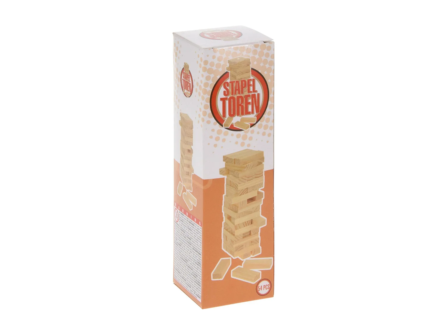 WELL HOME - Tour en bois empilable de 54 pièces