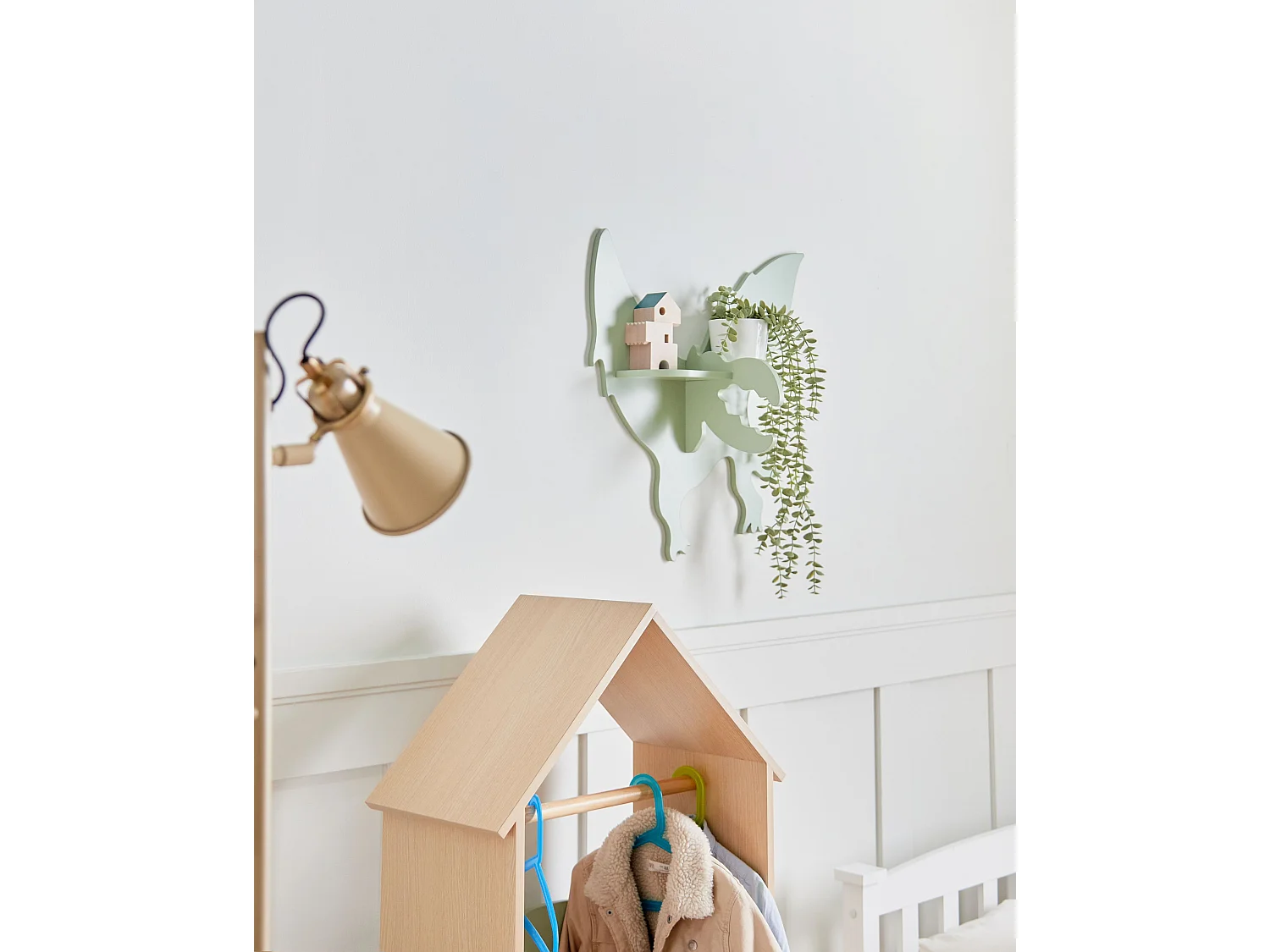 Étagère murale DURANGO 62 cm Vert clair