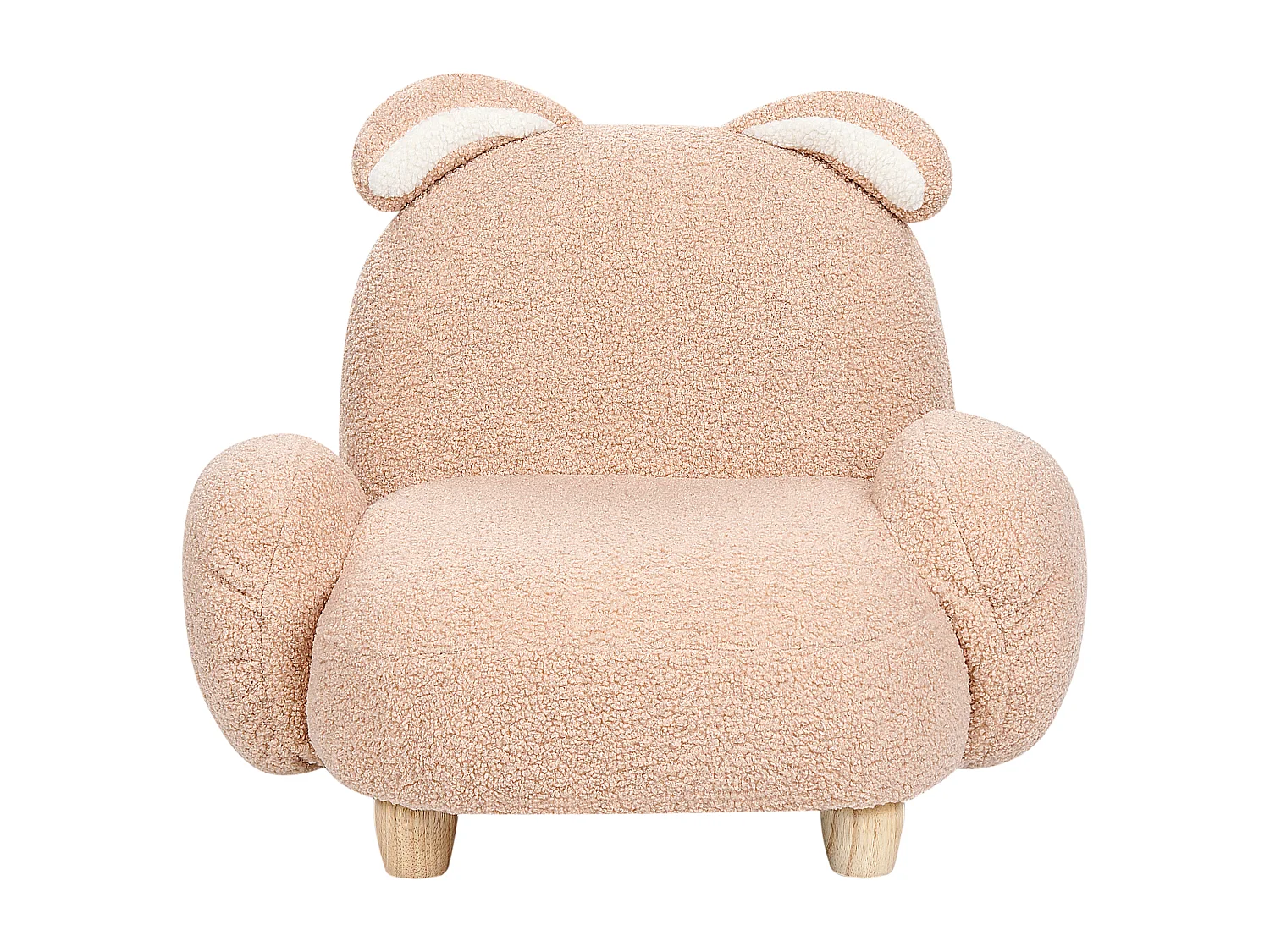 Cadeira para crianças forma de coelho creme KANNA