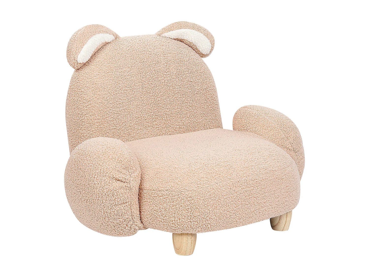 Cadeira para crianças forma de coelho creme KANNA