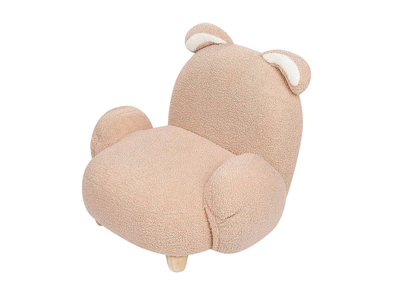 Fauteuil pour enfants Lapin KANNA Bouclé Beige