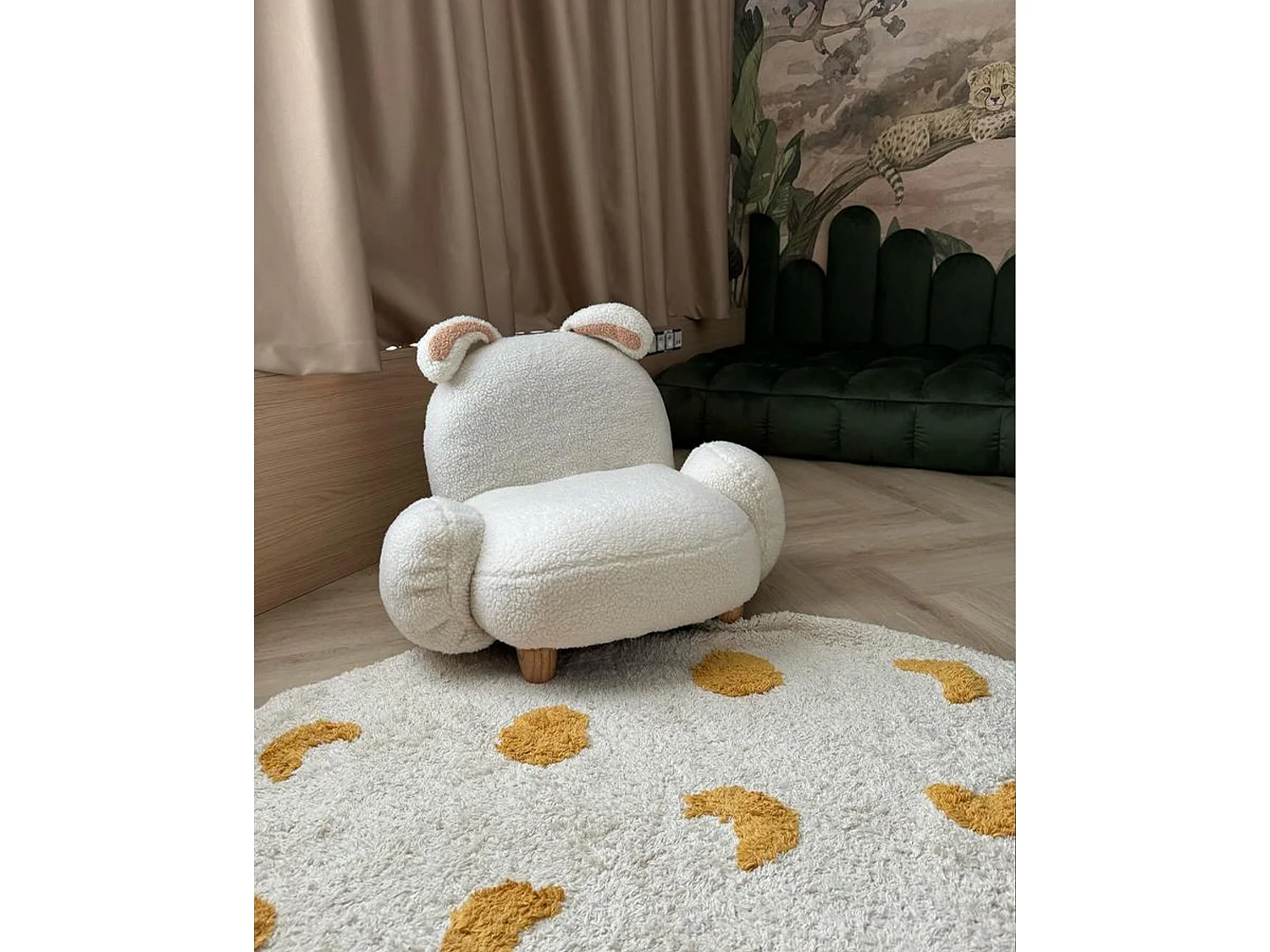 Sillón infantil conejo blanco KANNA