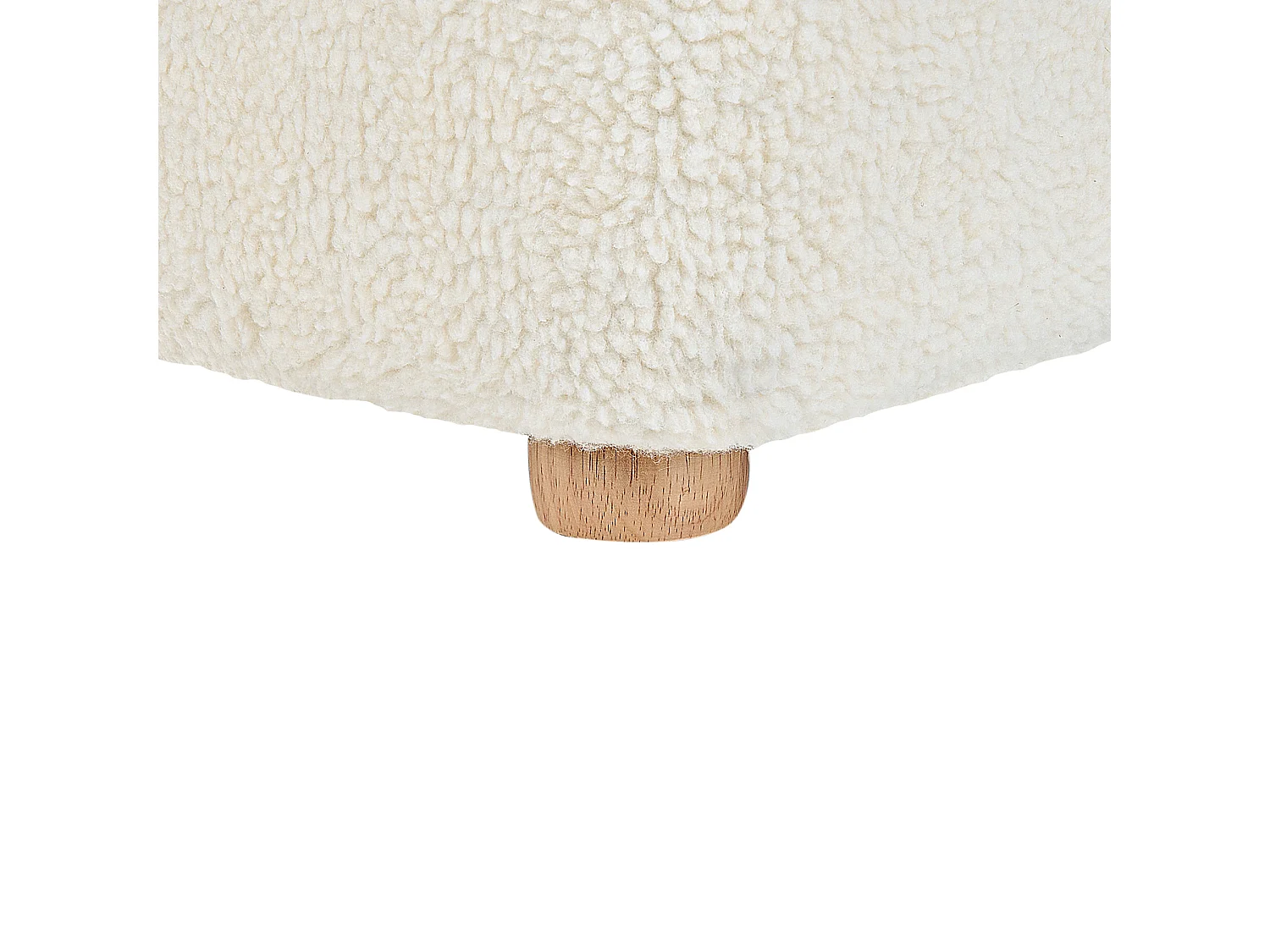 Kinderfauteuil LULEA Bouclé Gebroken wit