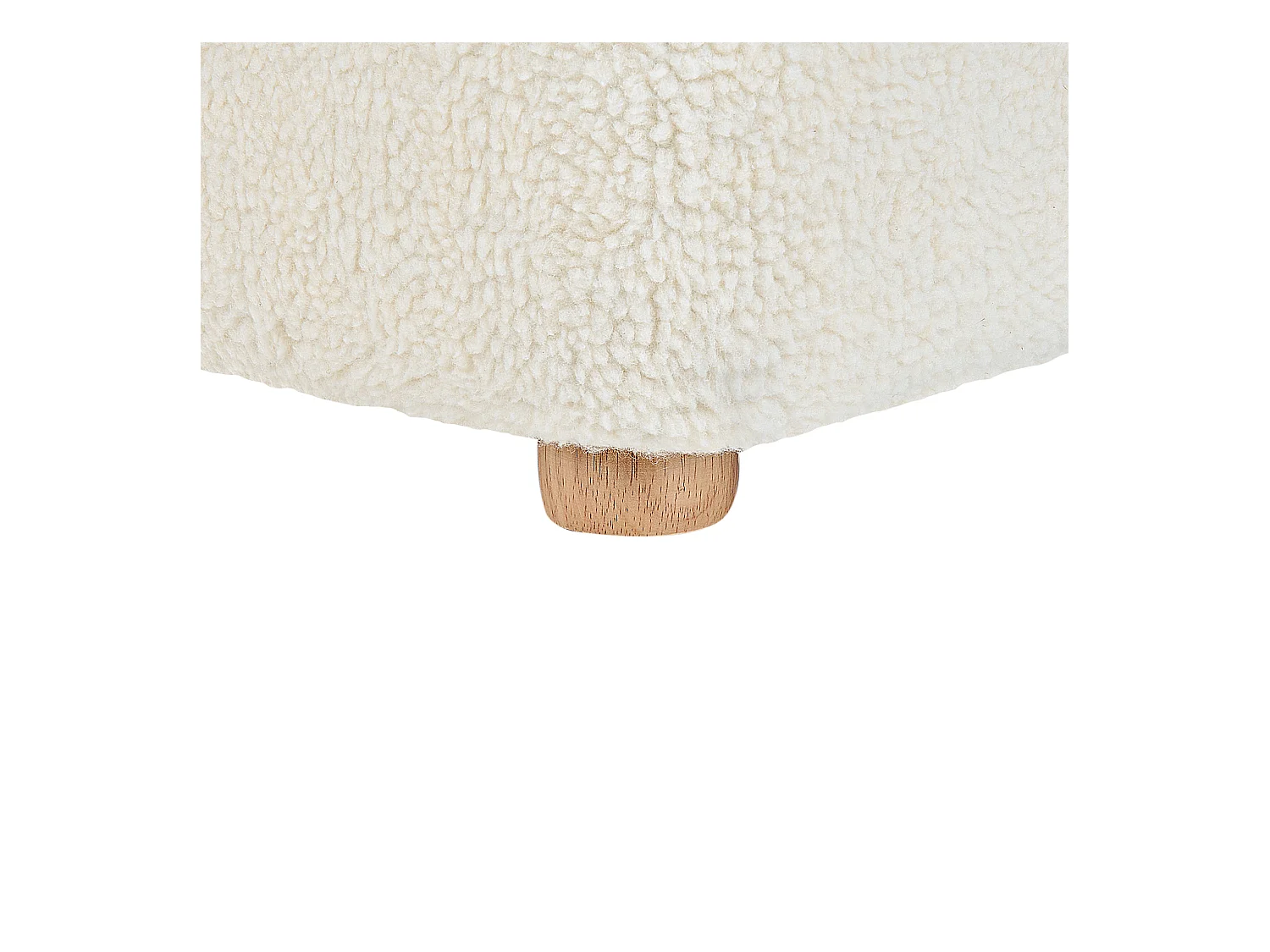 Fauteuil pour enfants Licorne LULEA Bouclé Blanc cassé