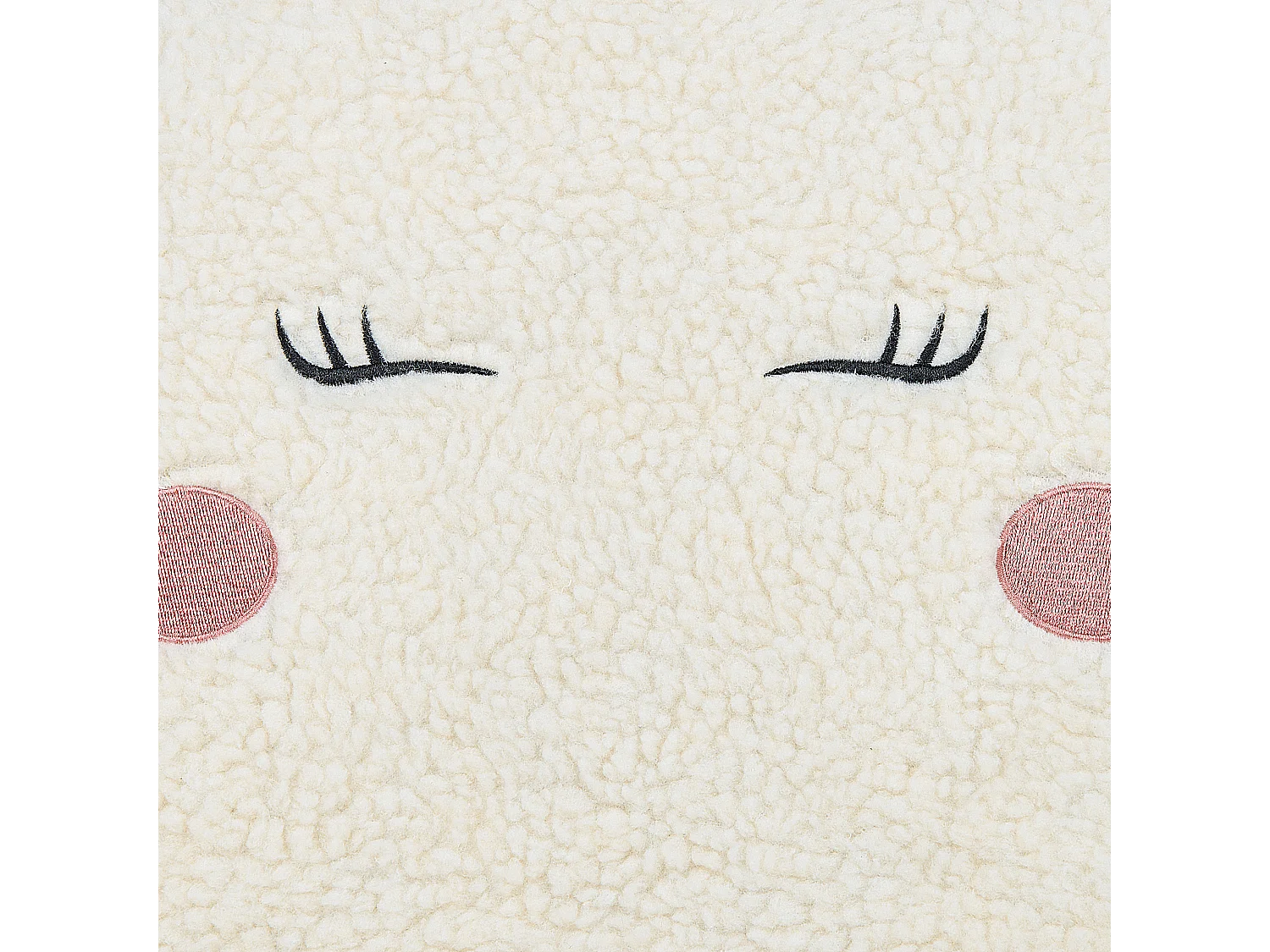 Kinderfauteuil LULEA Bouclé Gebroken wit