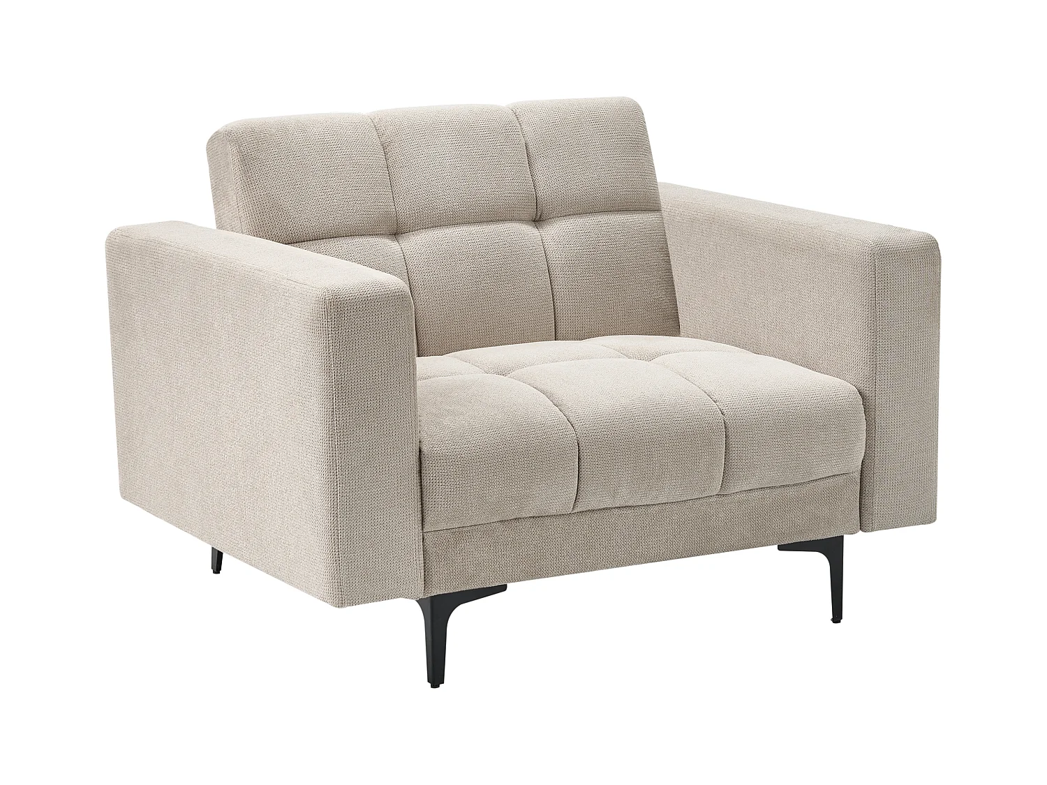 Fauteuil ALNES Tissu Beige
