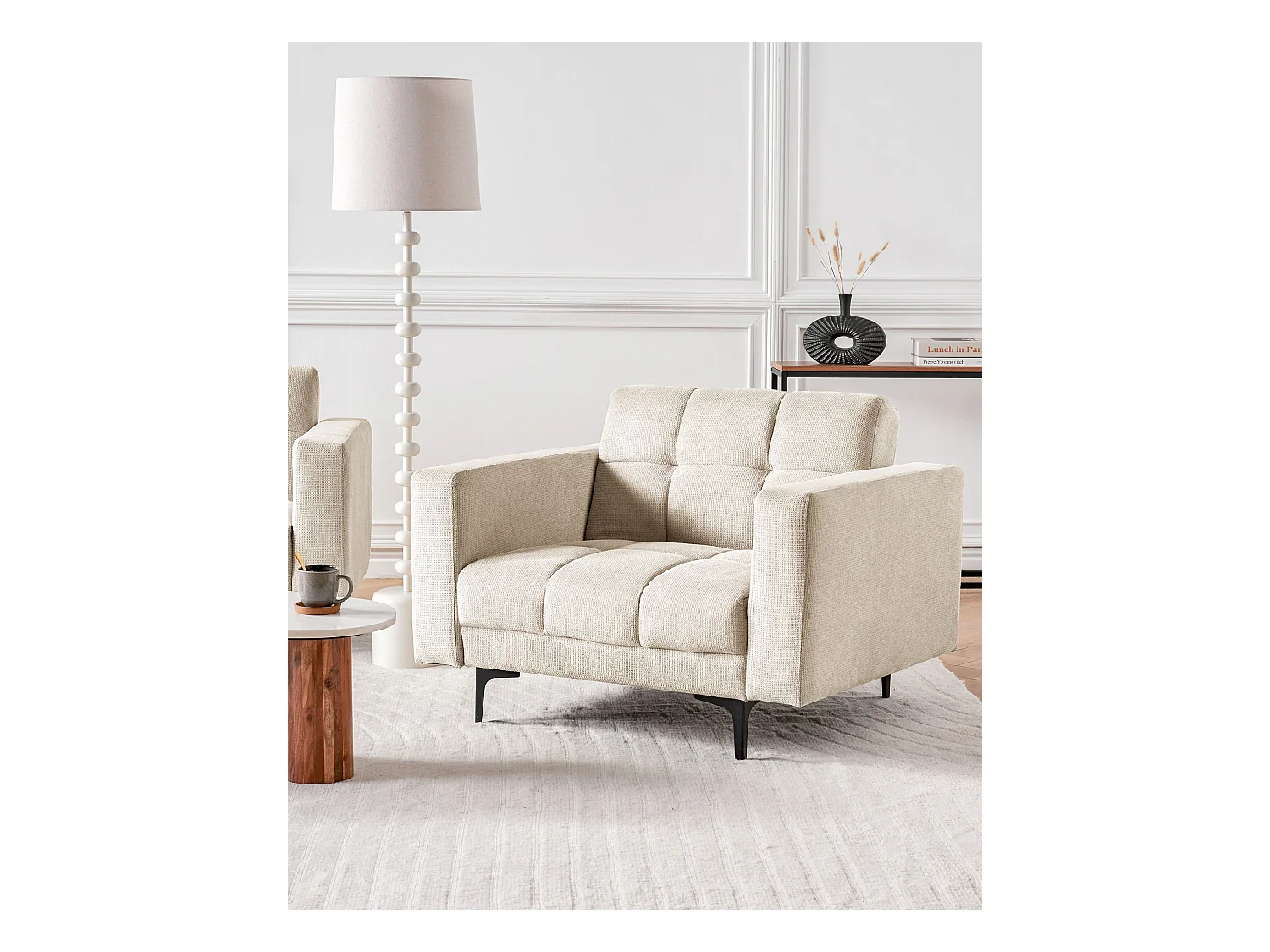 Fauteuil ALNES Beige
