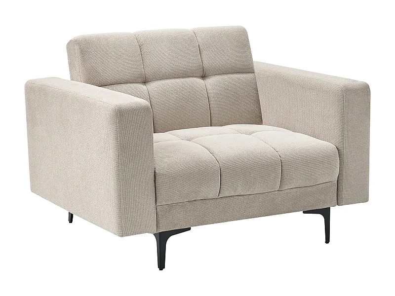 Fauteuil ALNES Tissu Beige
