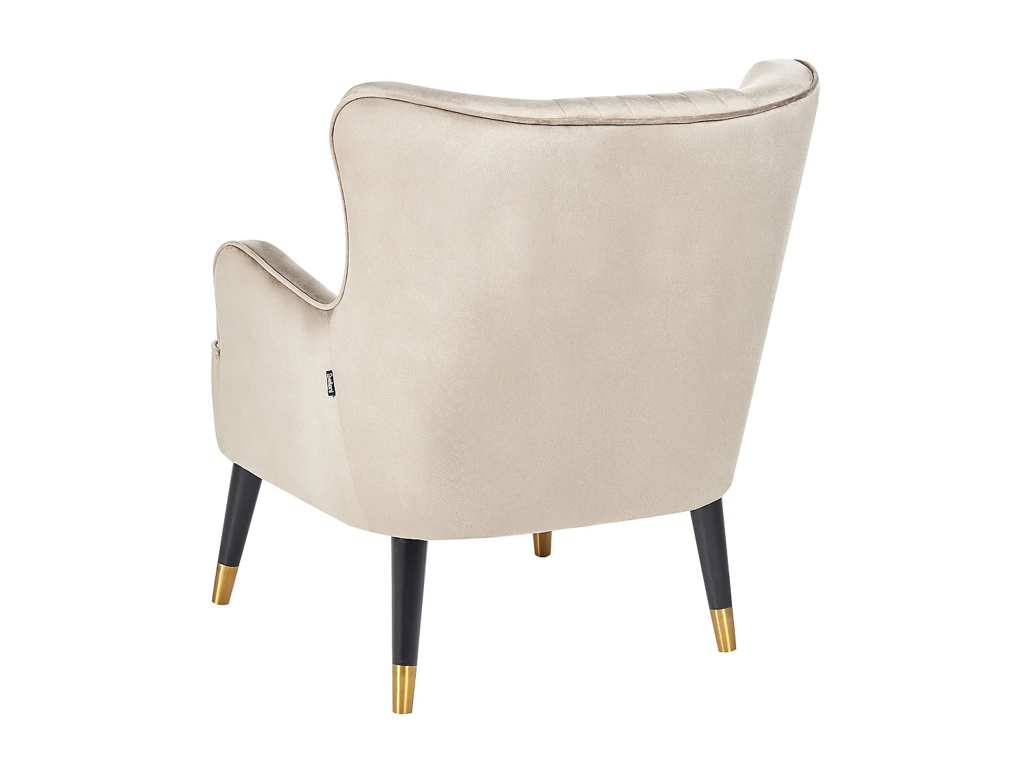 Sillón orejero VARBERG Terciopelo Beige
