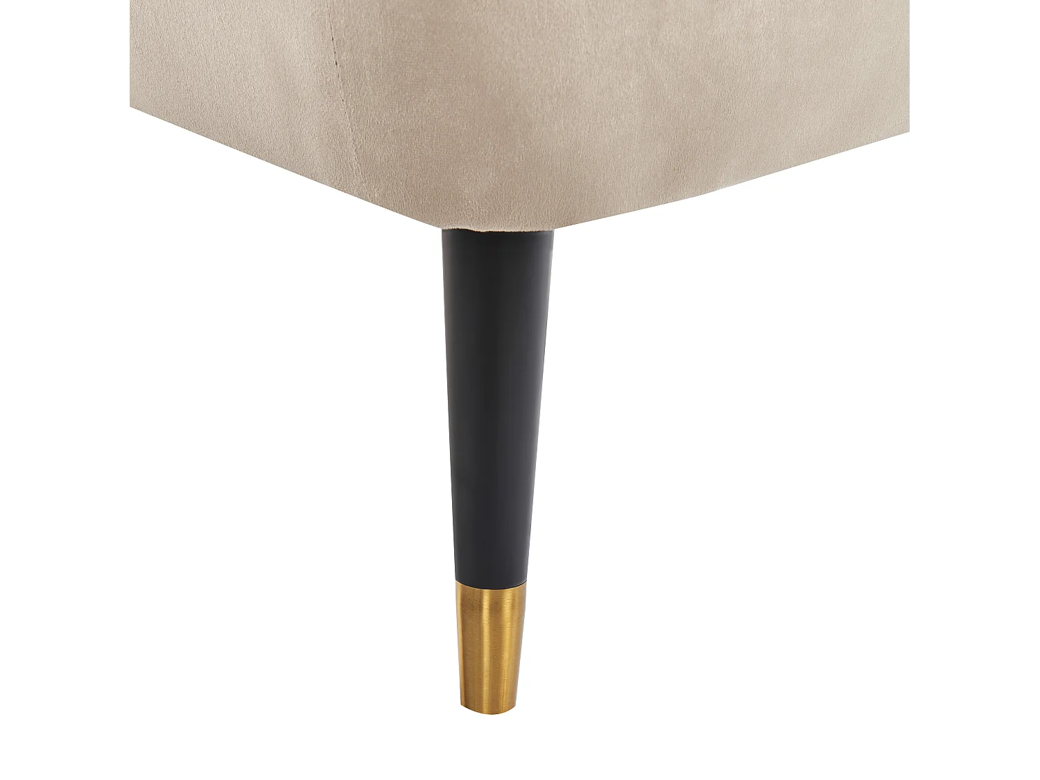 Fauteuil à oreilles VARBERG Velours Beige