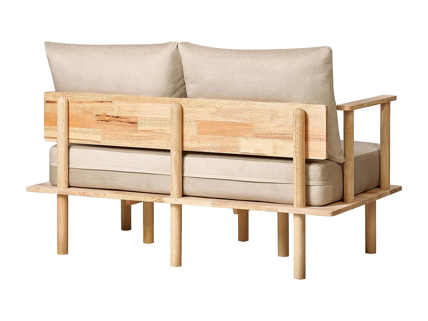 Bankenset ASKER Stof Zandbeige 3-zitter