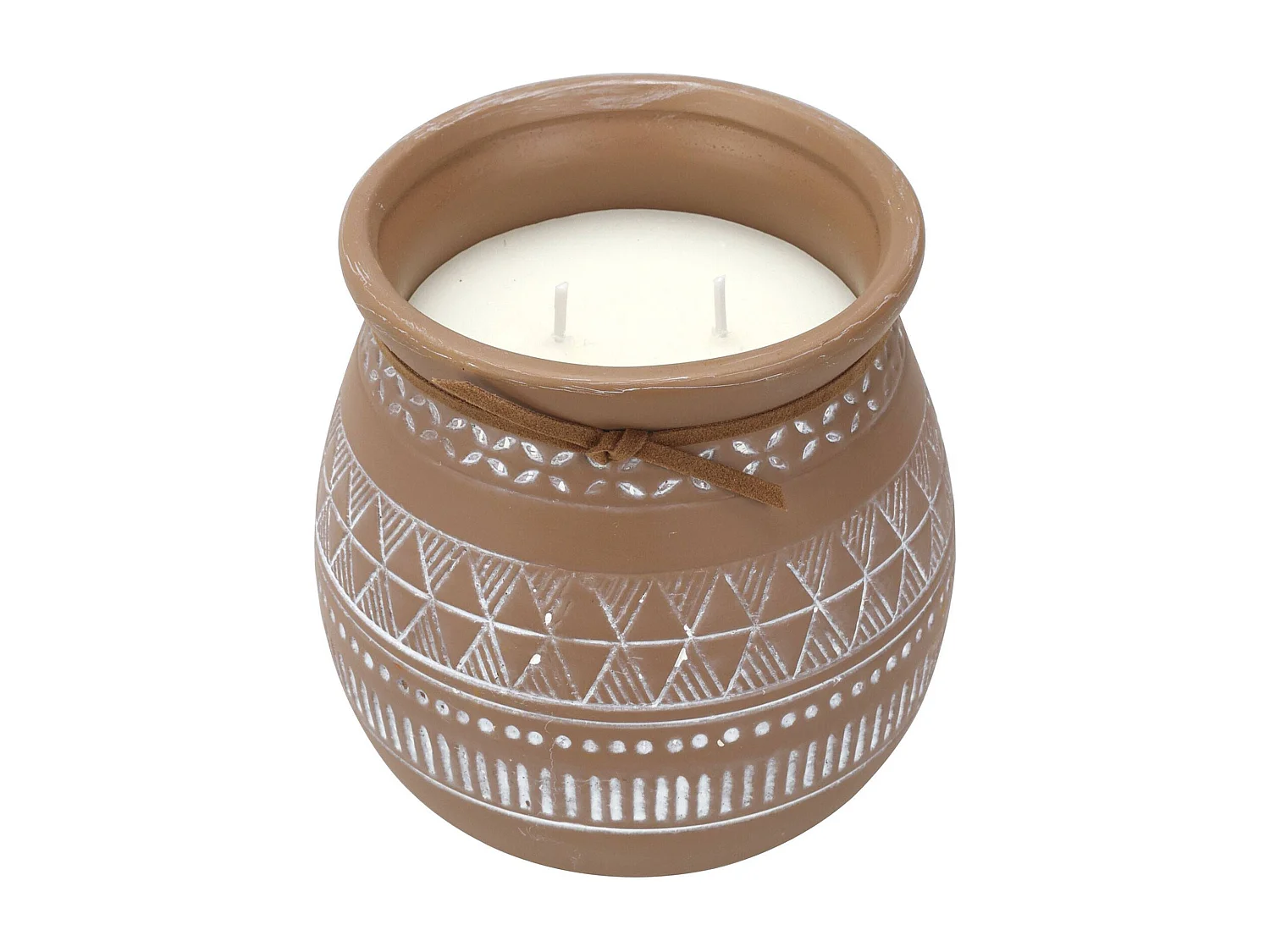 WELL HOME - Pack de 3 bougies aromatiques dans un récipient en ciment