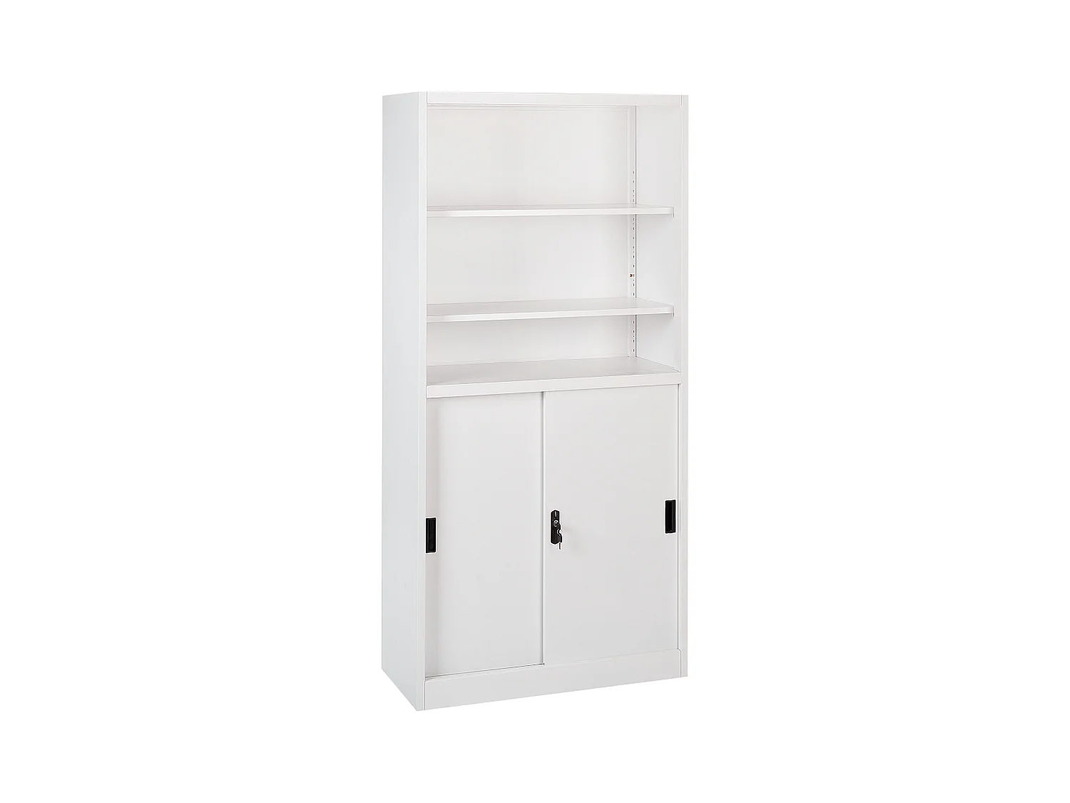 Meuble de rangement MUSCOVITE Métal Blanc
