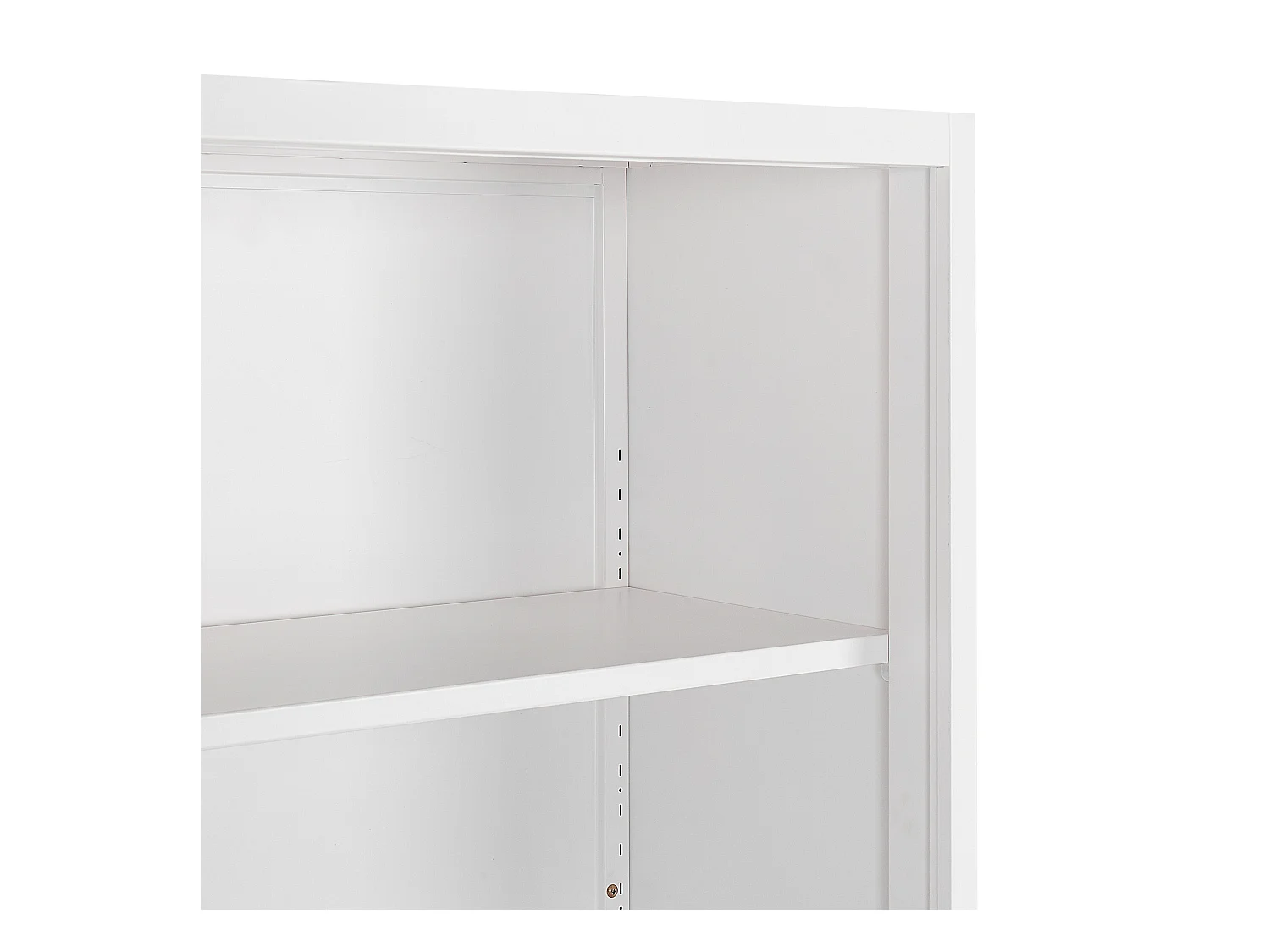 Meuble de rangement MUSCOVITE Métal Blanc