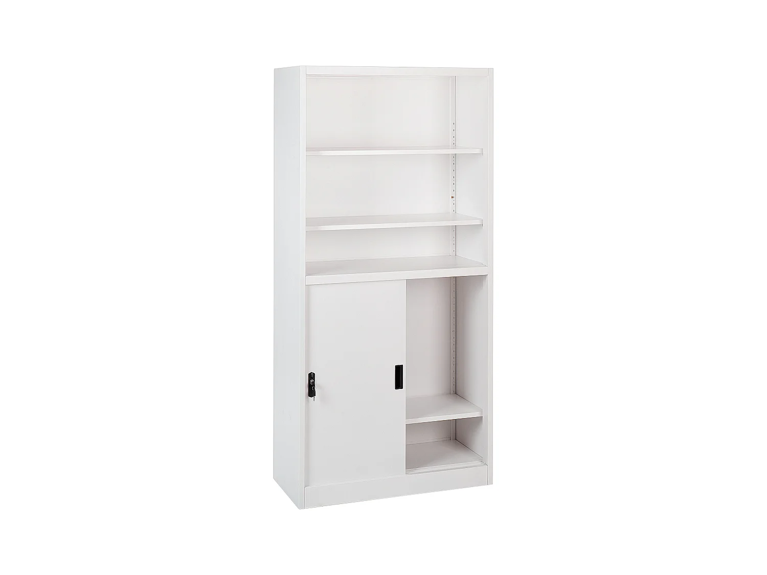 Meuble de rangement MUSCOVITE Métal Blanc