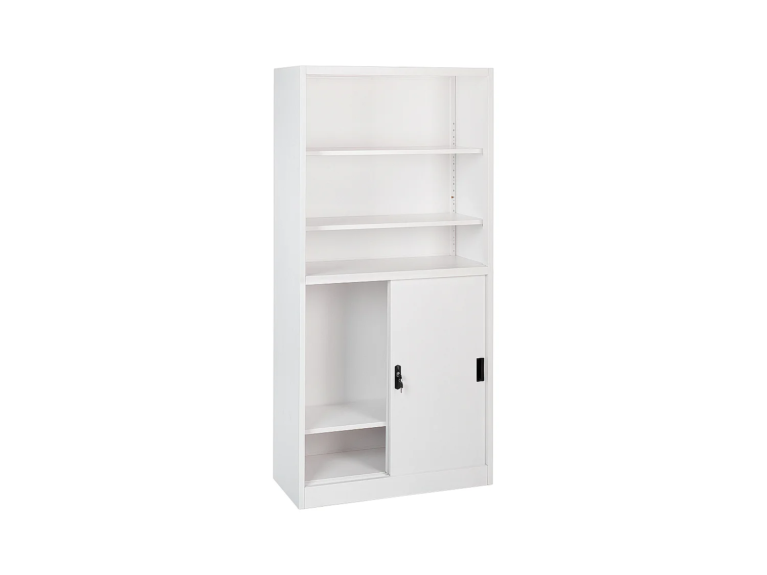 Meuble de rangement MUSCOVITE Métal Blanc