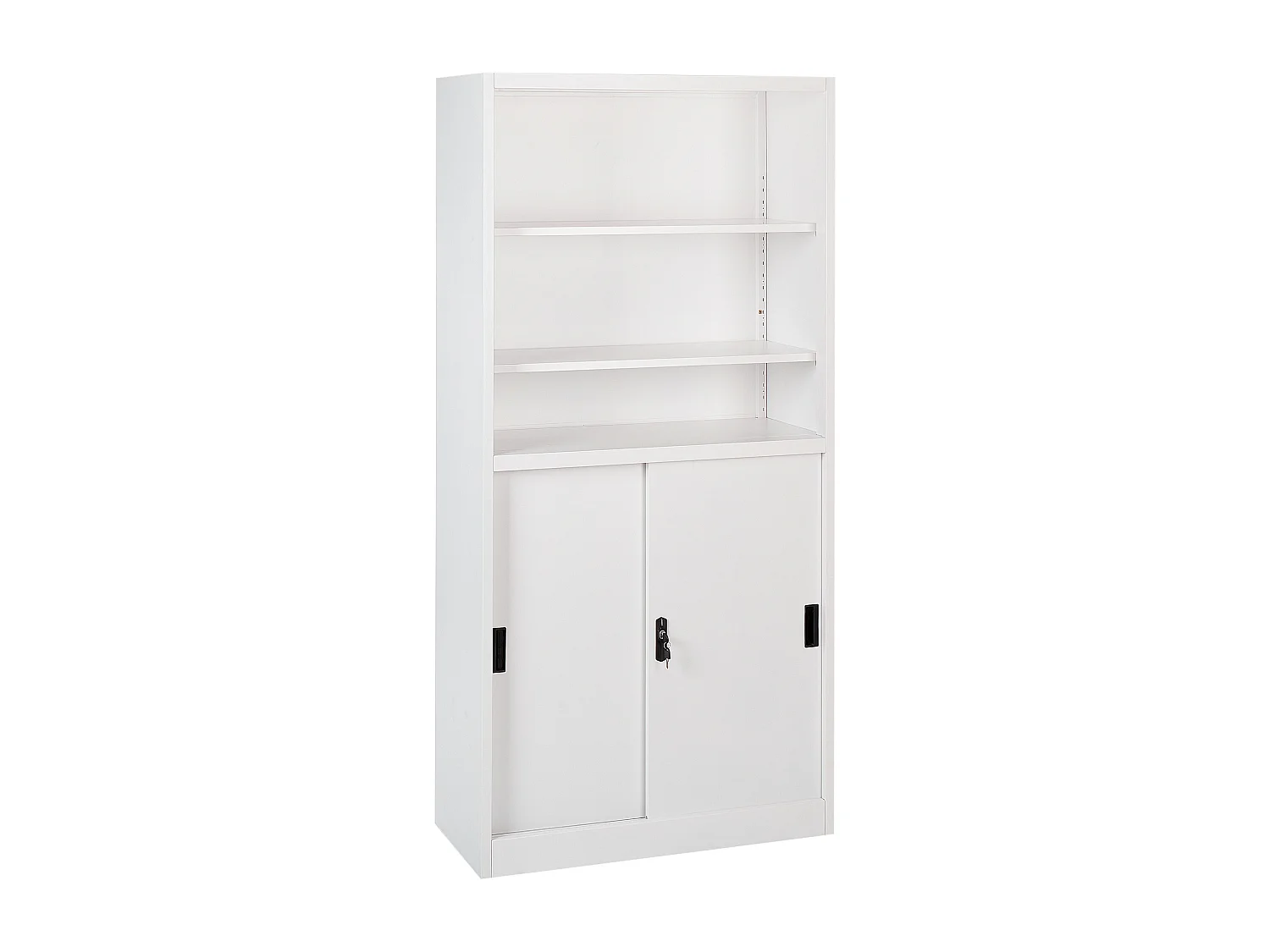 Büroschrank MUSCOVITE Metall Weiss
