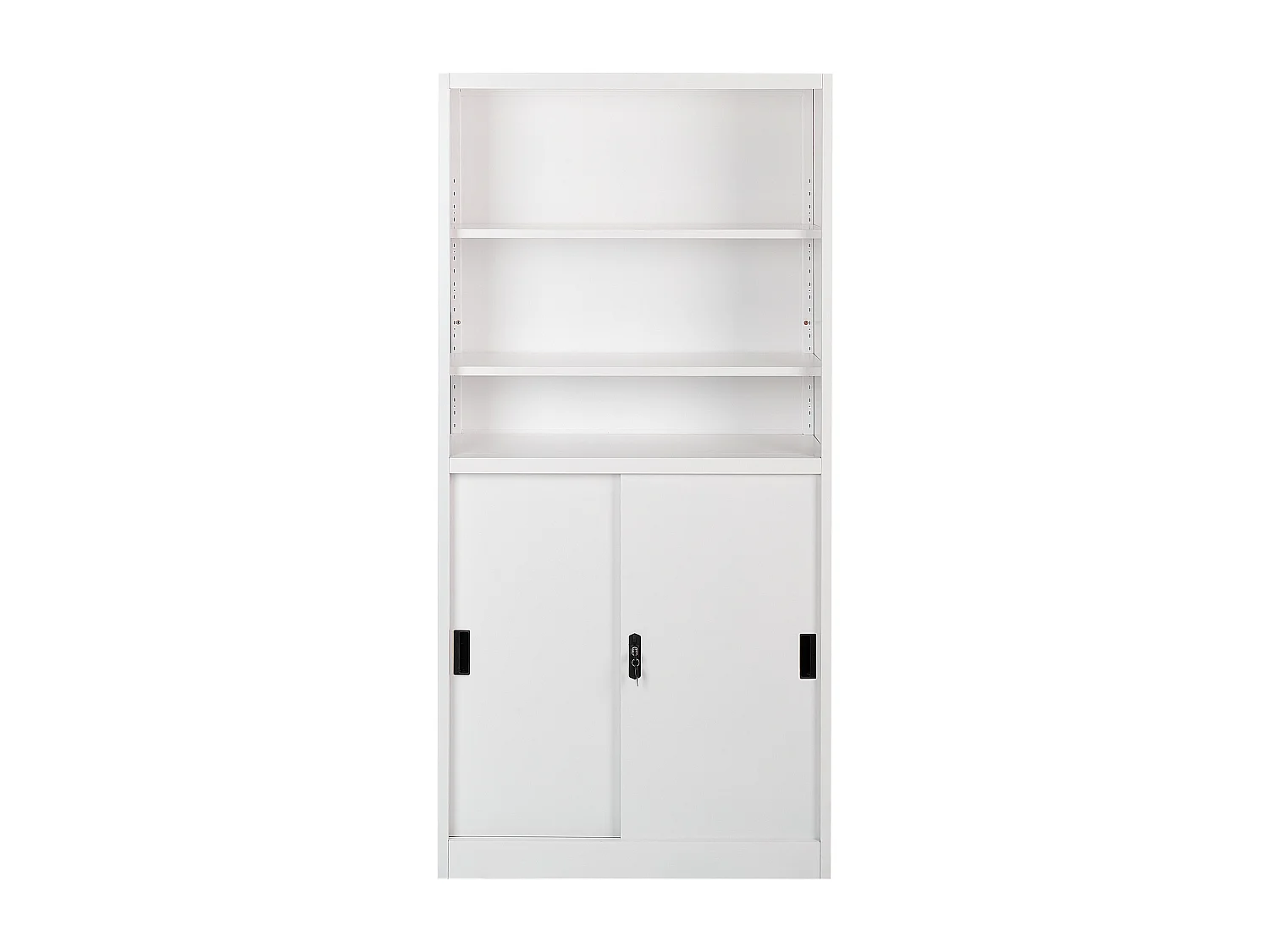 Büroschrank MUSCOVITE Metall Weiss