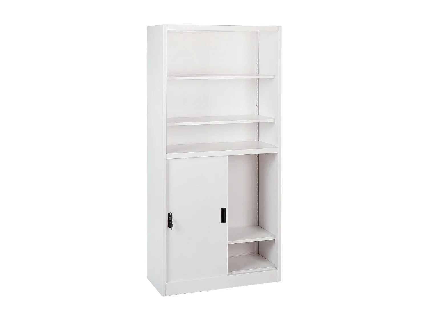 Büroschrank MUSCOVITE Metall Weiss