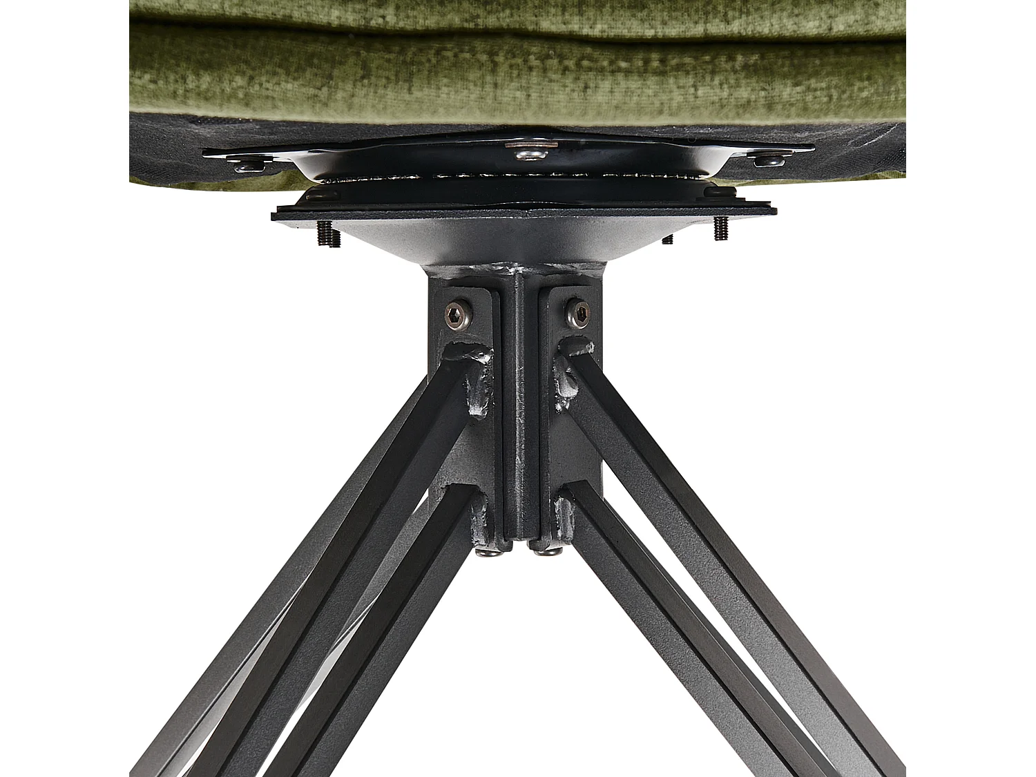 Lot de 2 chaises de salle à manger AVELAR Vert foncé