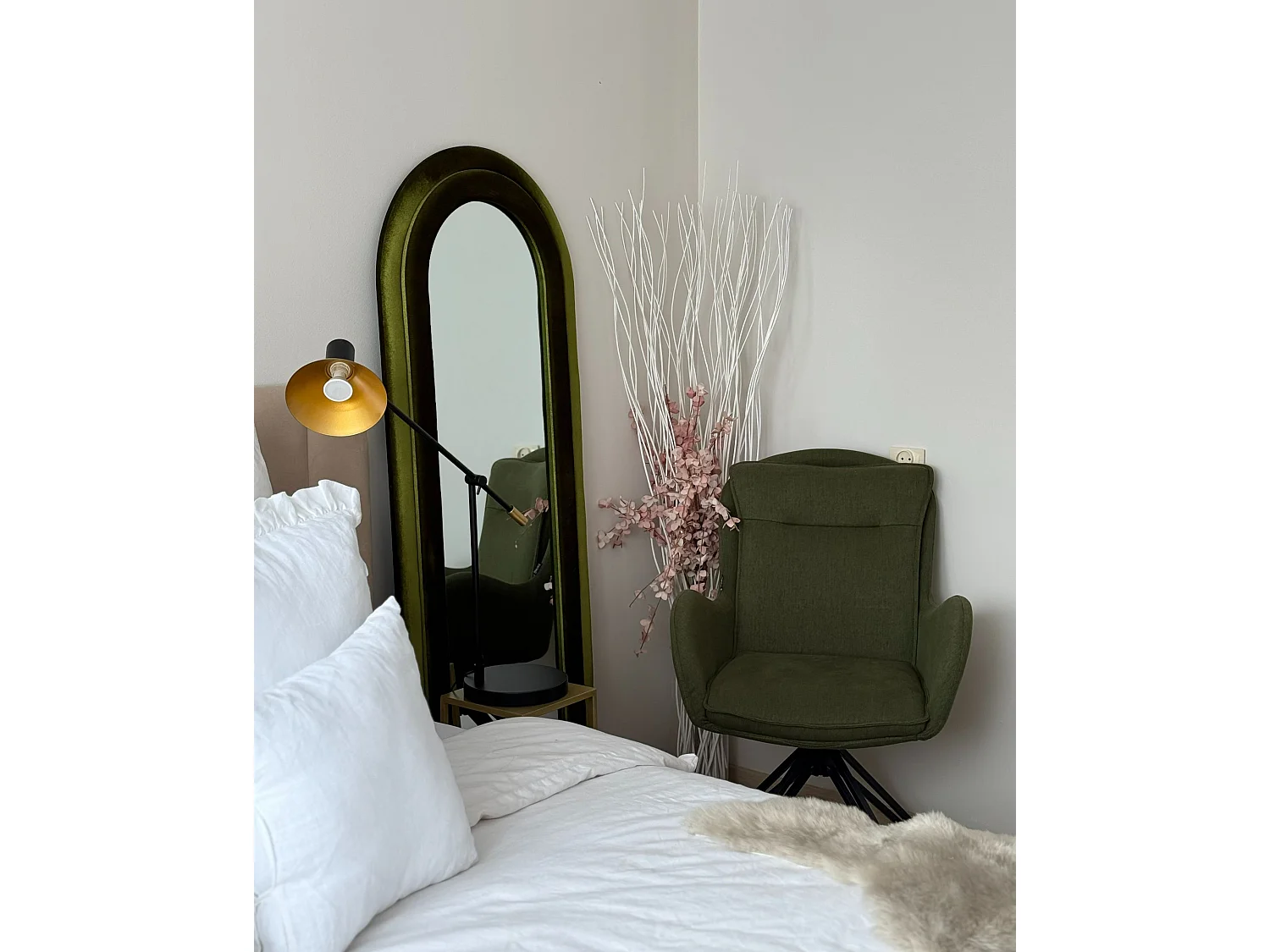 Lot de 2 chaises de salle à manger AVELAR Vert foncé