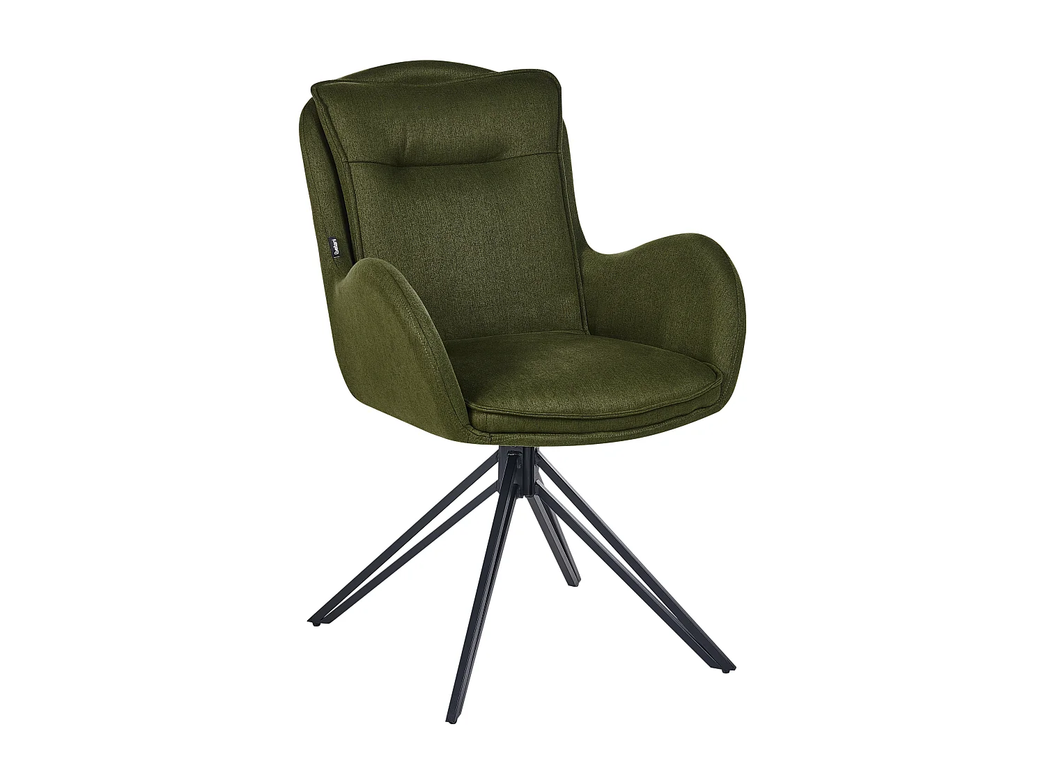 Set van 2 eetkamerstoelen AVELAR Donkergroen