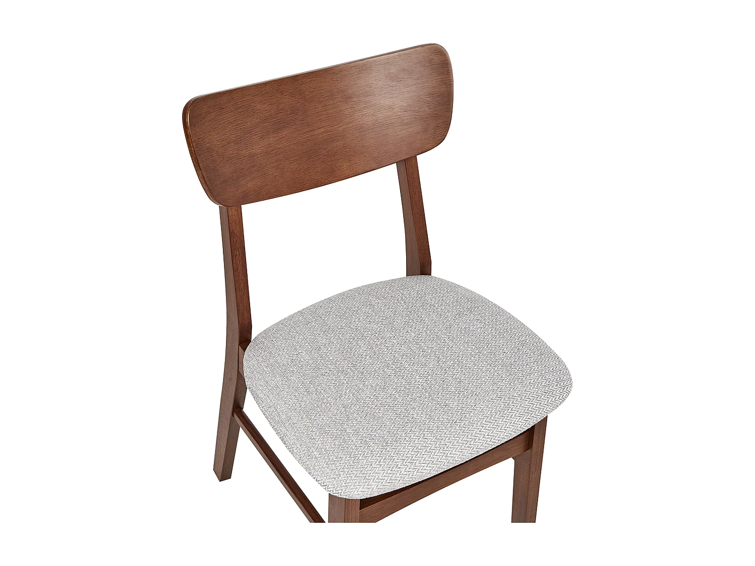 Lot de 2 chaises de salle à manger ANOKA Bois Marron/gris